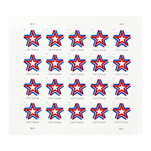 2019 USA Star Ribbon Forever Stamps - Image 3