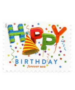 US 2021 Happy Birthday Stamps Forever