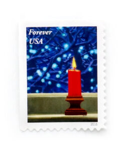 2016 US Christmas Candle Forever Stamps Booklet