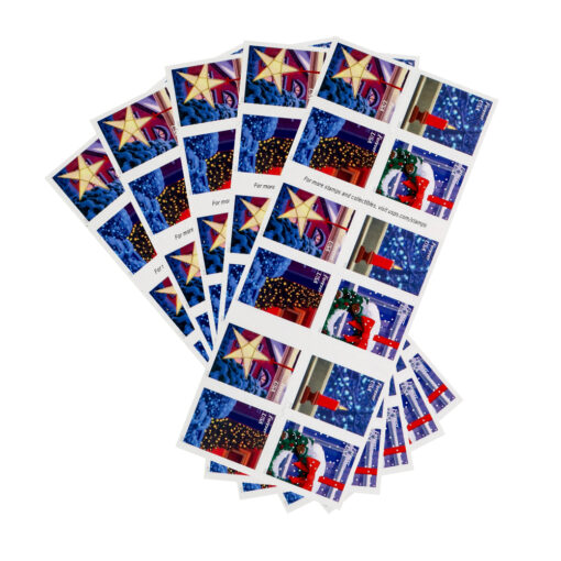 2016 US Christmas Candle Forever Stamps Booklet - Image 5