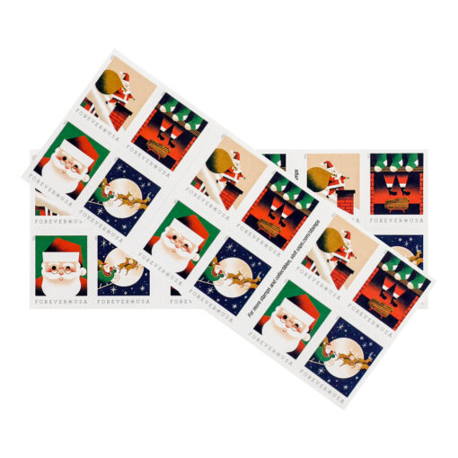 2020 US A Visit from St. Nick Forever Stamps - Image 4