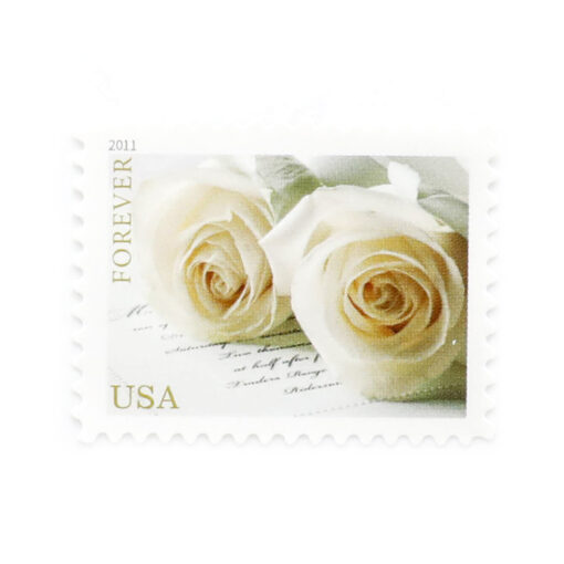 2011 US First-Class Forever Stamp – Wedding Roses