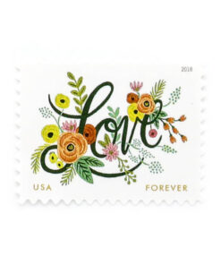 2018 US Wedding Love Flourishes Forever Postage Stamps