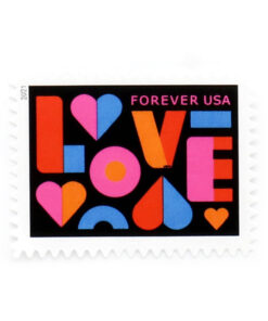 US 2021 Love Forever Stamps Wedding