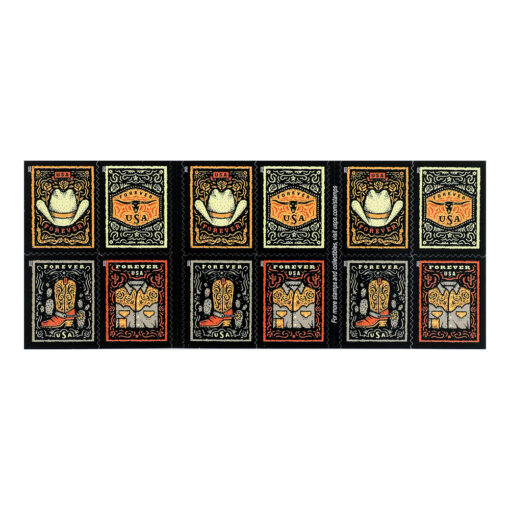 2021 First-Class Forever Stamps – Western Wear - Image 2