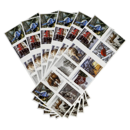 2020 US ‘Winter Scenes’ Forever Postage Stamps - Image 5