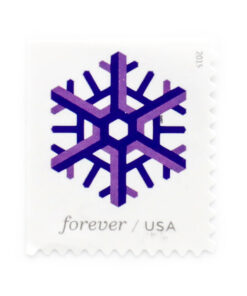 2015 US Geometric Snowflakes Forever Postage Stamps