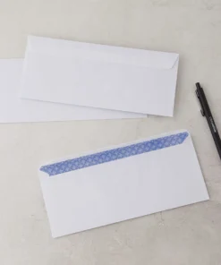 10 Security-Tinted Self-Seal Business Letter Envelopes, Peel & Seal Adhesive Closure, White, 500-Pack